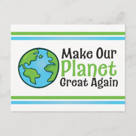 Planeet weer geweldig klimaatverandering ansichtka briefkaart