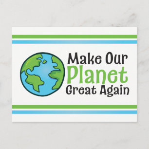 Planeet weer geweldig klimaatverandering ansichtka briefkaart