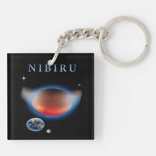 Planeet X Nibiru Sleutelhanger (Achterkant)