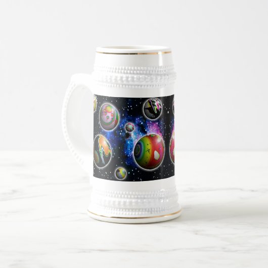 Planeetjes Bierpul (Voorkant links)