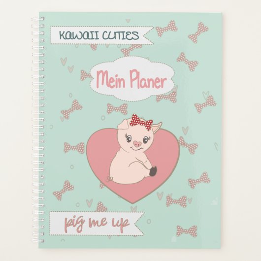 Planer "Süße Sau" - Schuif me omhoog Planner (Voorkant)