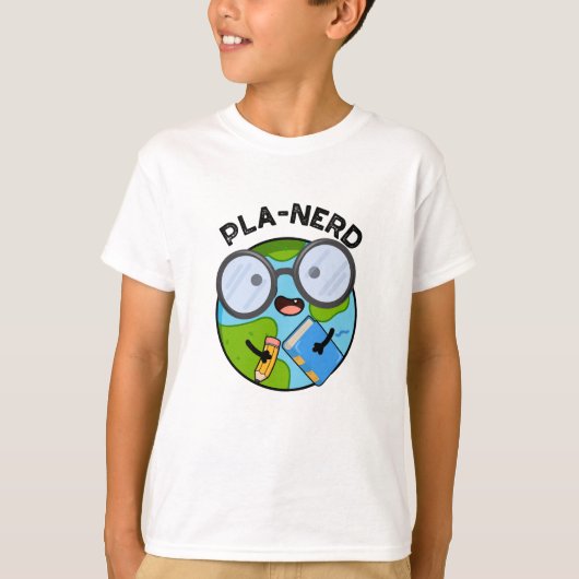 Planerd Grappige Planeet Grappen T-shirt (Voorkant)