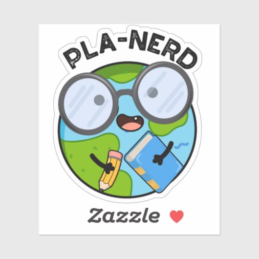 Planerd Grappige Planeet Puns Sticker (Vel)