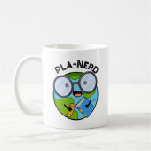 Planerd Grappige Planet Puns Koffiemok (Links)