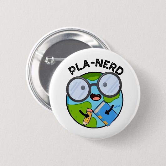 Planerd Grappige Planet Puns Ronde Button 5,7 Cm (Voorkant /achterkant)