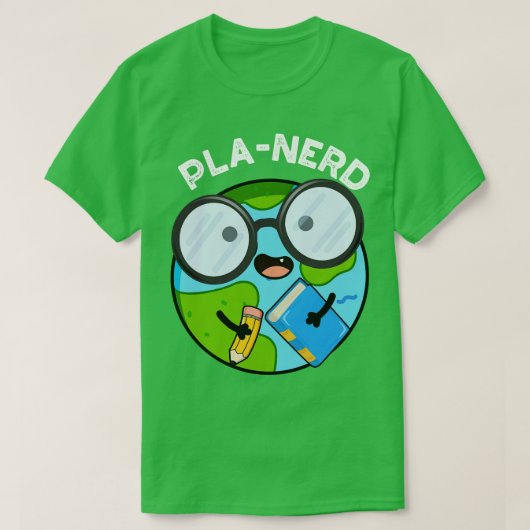 Planerd Grappige Planet Puns T-shirt (Design voorkant)