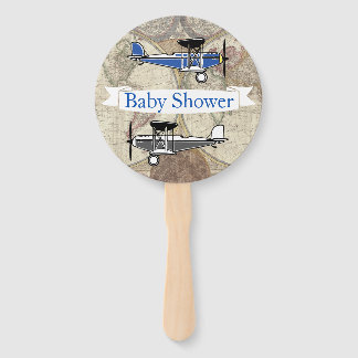 Planes Aviator Adventure Baby shower Handwaaier