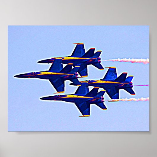 Planes Blue Angels Poster (Voorkant)