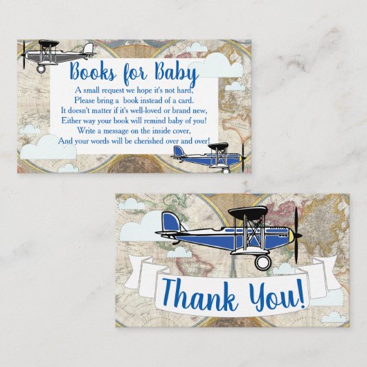  Planes & Clouds Wereldkaart Boek Aanvraag Informatiekaartje (Voorkant / Achterkant)