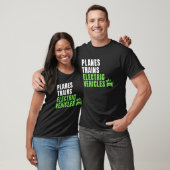 Planes Trains & E Cars EV Owner Drive EVs Electri T-shirt (Unisex)