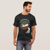Planespotter Pilot Vliegtuig Watt Airline T-shirt (Voorkant volledig)