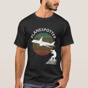 Planespotter Pilot Vliegtuig Watt Airline T-shirt