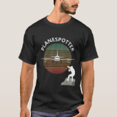 Planespotter Pilot Vliegtuig Watt Airline T-shirt (Voorkant)