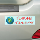 PLANET AARDE - Bumpersticker (Op auto)