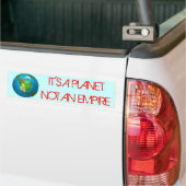 PLANET AARDE - Bumpersticker (Op Truck)