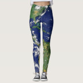 PLANET AARDE VAN DE Leggings VAN SPACE Girls (Amer (Voorkant)