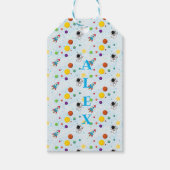 Planet Astronaut Rocket Gepersonaliseerde Gift Lab Cadeaulabel (Voorkant)