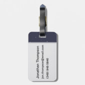 Planet Bagagelabel (Achterkant verticaal)