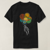 Planet Balloon Space Science Kinder Gift Galay Ast T-shirt (Design voorkant)
