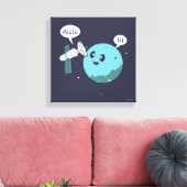 Planet Canvas Afdruk (Insitu (Woonkamer))