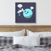 Planet Canvas Afdruk (Insitu (Slaapkamer))