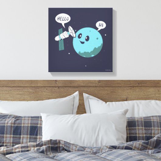 Planet Canvas Afdruk (Insitu (Slaapkamer))