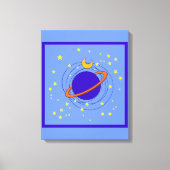 Planet Canvas Afdruk (Voorkant)