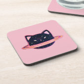 Planet Cat Beverage Coaster Bier Onderzetter (Linkerzijde)