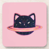 Planet Cat Beverage Coaster Bier Onderzetter (Voorkant)