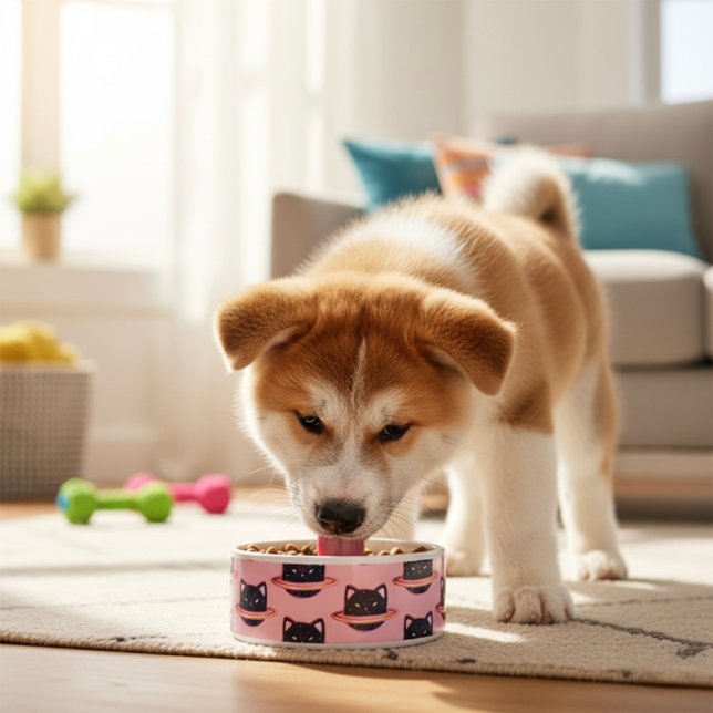 Planet Cat Bowl Voerbakje (Creator heeft geüpload)