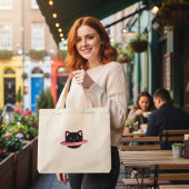 Planet Cat Canvas tas