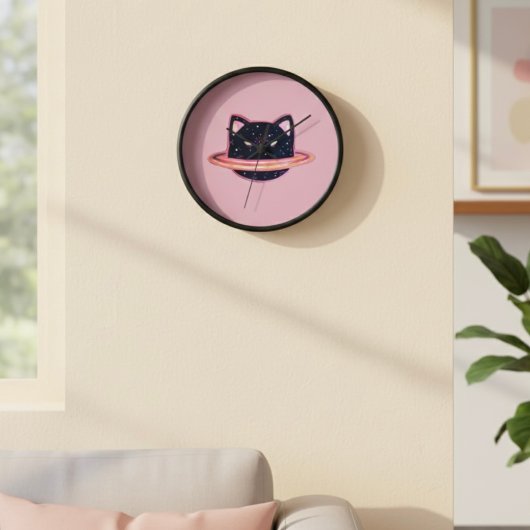 Planet Cat Clock