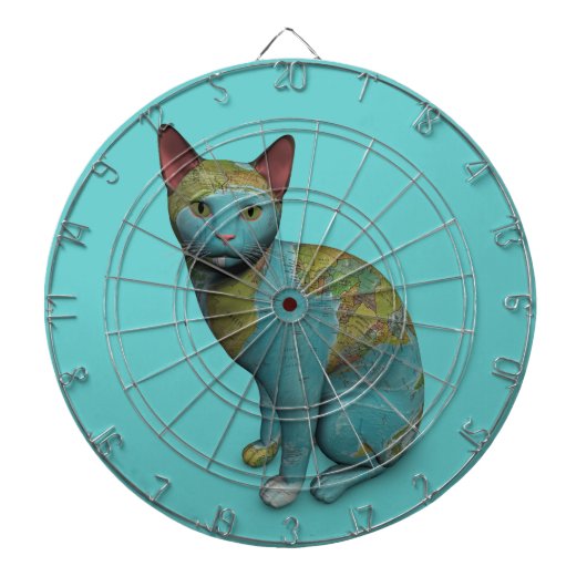 Planet Cat Dartbord (Voorkant)