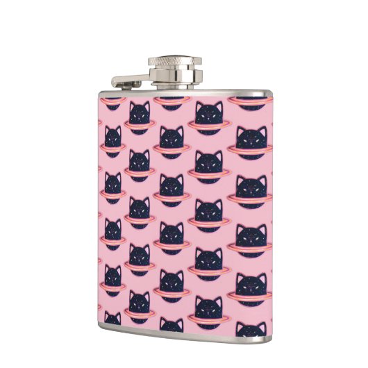 Planet Cat Flask Heupfles (Links)