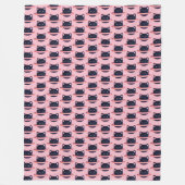 Planet Cat Fleece Deken (Voorkant)