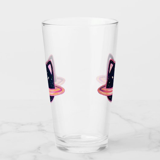 Planet Cat Glass Glas (Links)