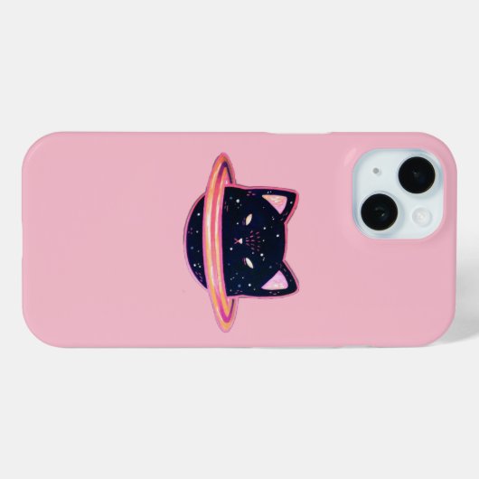 Planet Cat Hoesje-Mate iPhone Case (Achterkant (horizontaal))