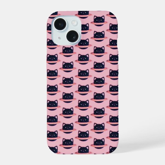 Planet Cat iPhone hoesje iPhone 15 Case (Achterkant)