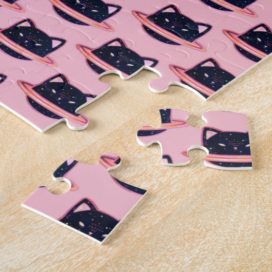 Planet Cat Jigsaw Puzzel (Zijkant)
