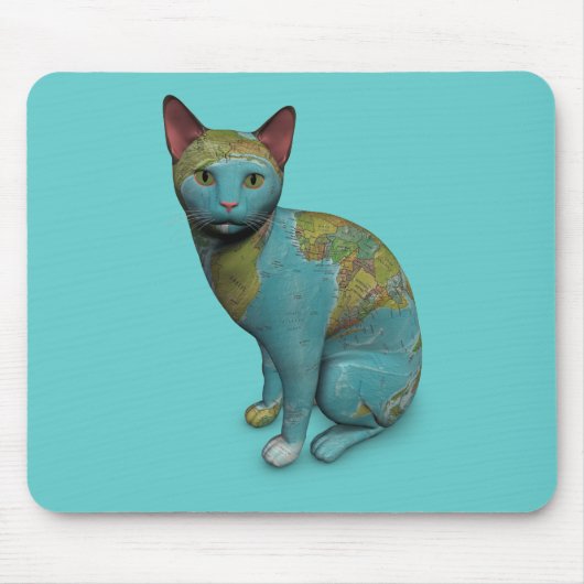 Planet Cat Muismat (Voorkant)