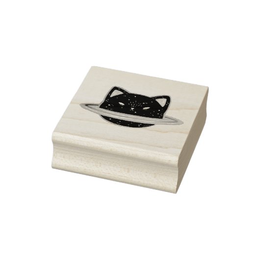 Planet Cat Rubber Stamp Rubberstempel (Stempel)
