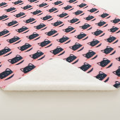 Planet Cat Sherpa Blanket Sherpa Deken (3/4)