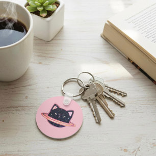 Planet Cat Sleutelhanger