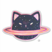 Planet Cat Sticker (Voorkant)