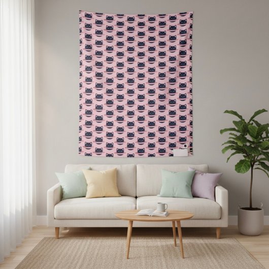 Planet Cat Tapestry Wandkleed