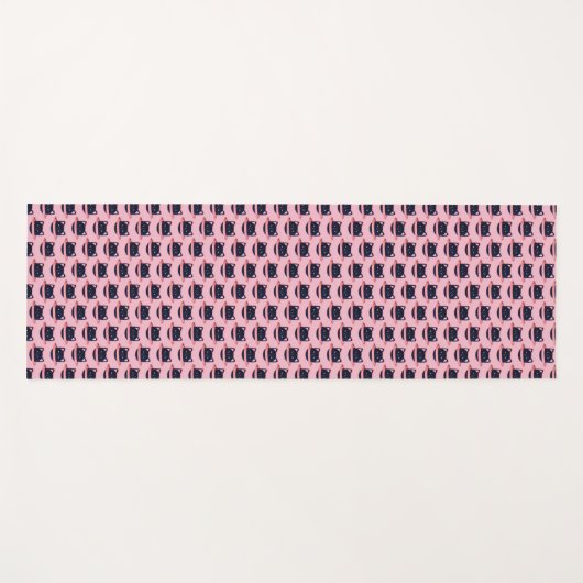 Planet Cat Yoga Mat (Voorkant (horizontaal))