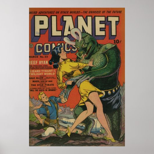 Planet Comics 23 SciFi Poster (Voorkant)