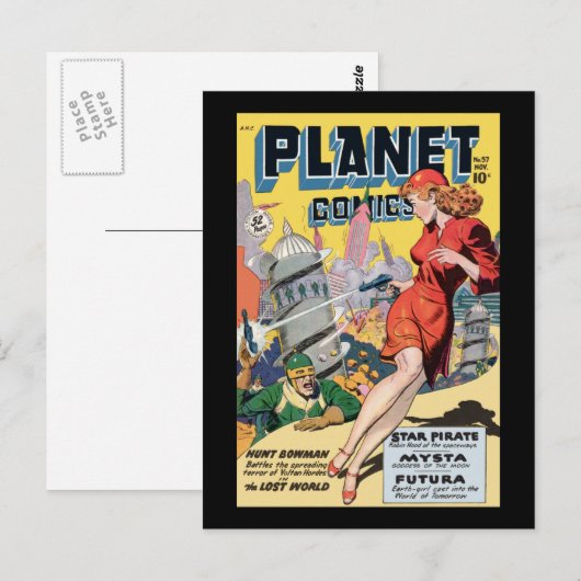 Planet Comics Briefkaart (Voorkant / Achterkant)