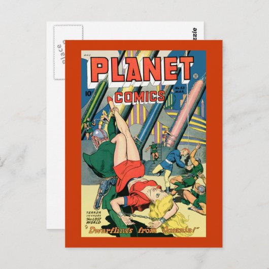 Planet Comics Briefkaart (Voorkant / Achterkant)