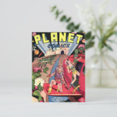 Planet Comics Briefkaart (Staand voorkant)